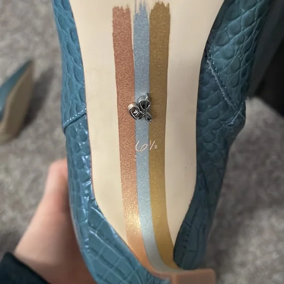 SAM EDELMAN FRAYA CROC BOOT IN IRIS - Picture 7 of 7